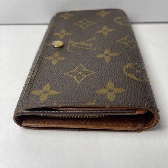 Louis Vuitton Vintage (1999) Monogram Porte-Monnaie Tresor Wallet - Preowned - Picture 5 of 15